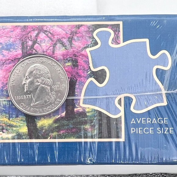 Cobble Hill 500-Piece Puzzle Springs Embrace Church Scene Dogwoods Ages 8+ NEW - Picture 8 of 11